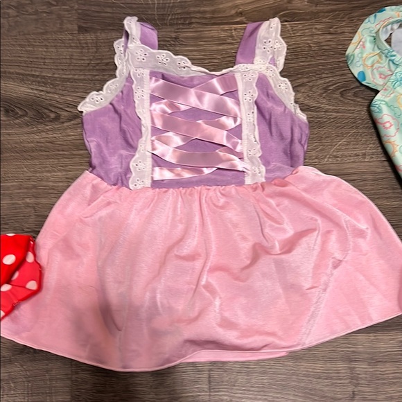 Kids One Piece Swimsuit Set - Black, Purple, Blue - Picture 6 of 7